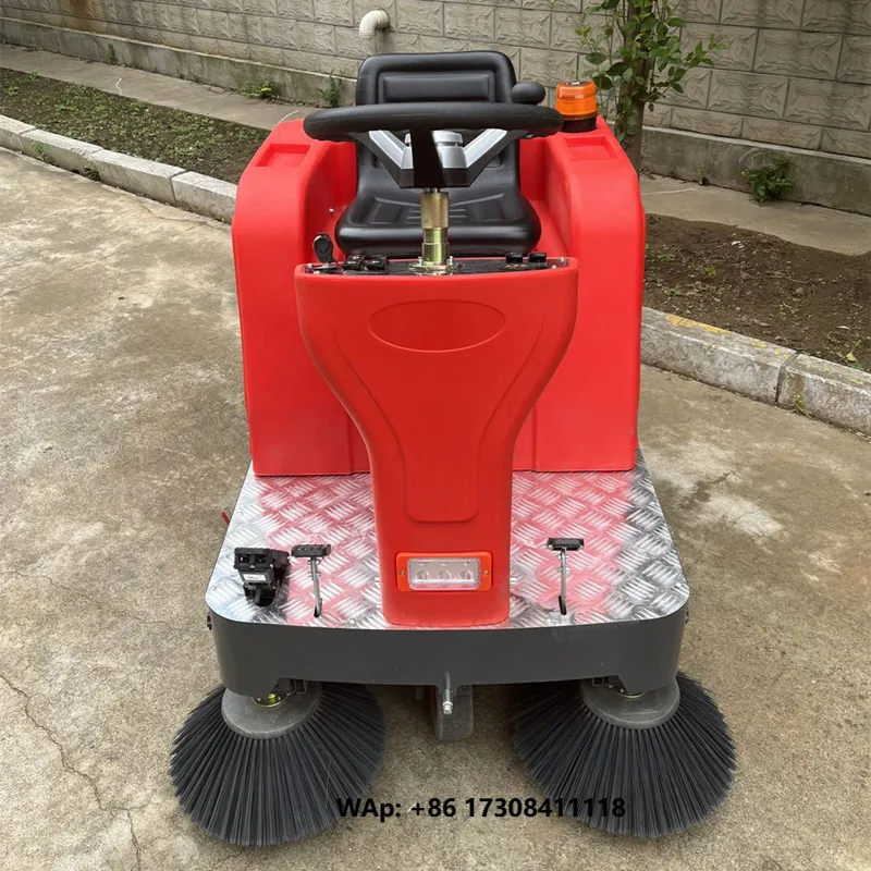 Hot Selling Commercial Sweeper Robot Industrial Scrubber Manual Sweeper Machine Industrial  Driveway Leaf Dust Sweeper