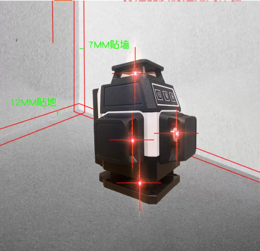 2026 New 8 Line 12 Line Super Red Laser Level High Precision Self Leveling Outdoor Infrared