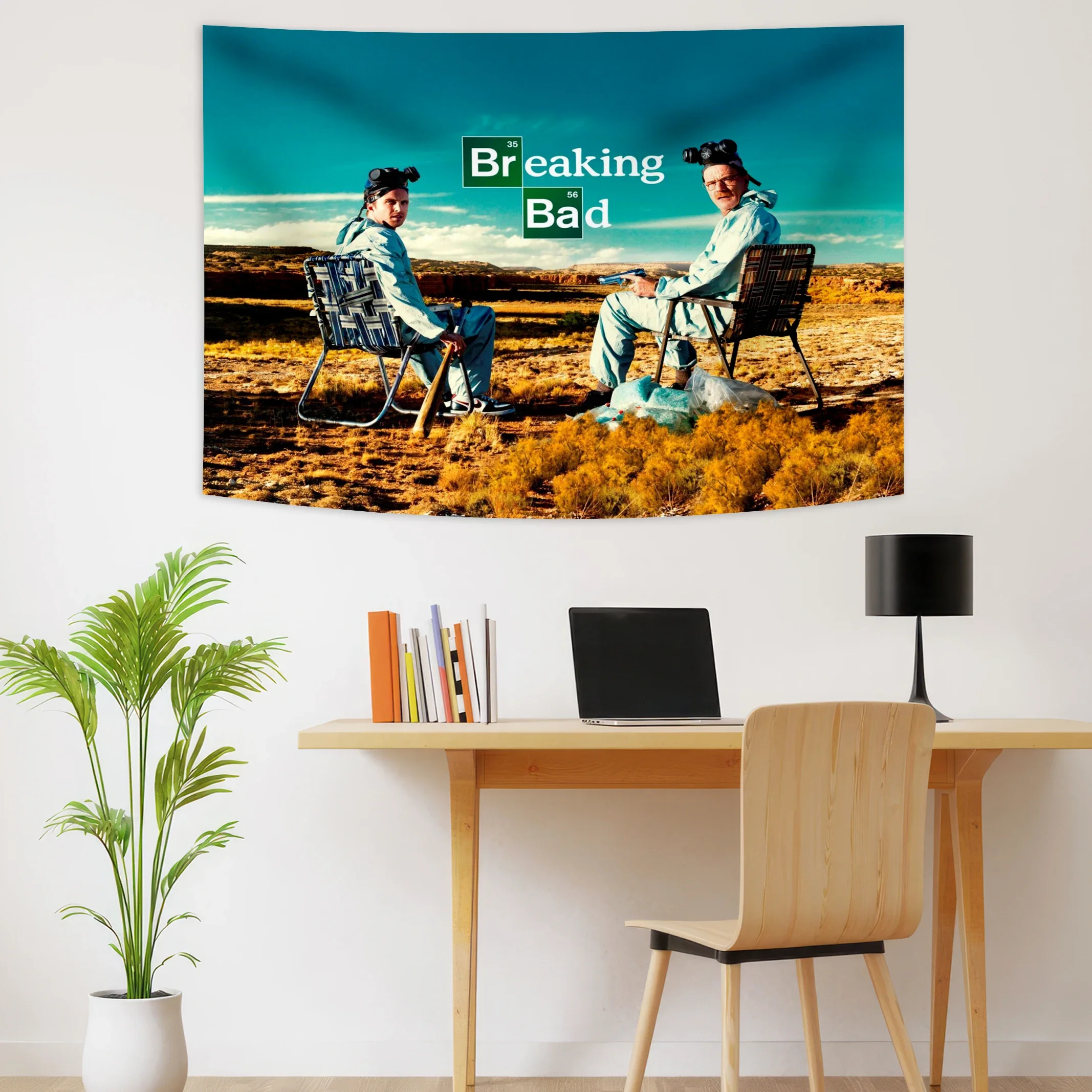 90x150cm Walter White Breaking Bad Tapestry Wall Hanging Hippie Polyester Tapestries INS Throw Rug Blanket Dorm Decor Y image 2