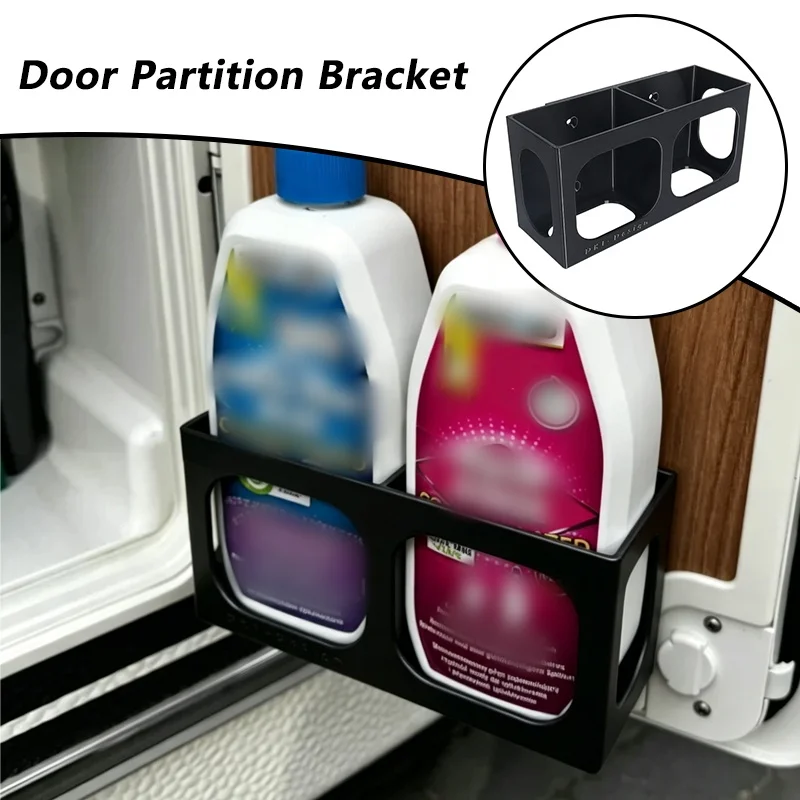 For Thetford Toilet Chemical Bottle 750ml Door Mount Bracket Storage Space Behind The Cassette Toilet Door Car Accessories