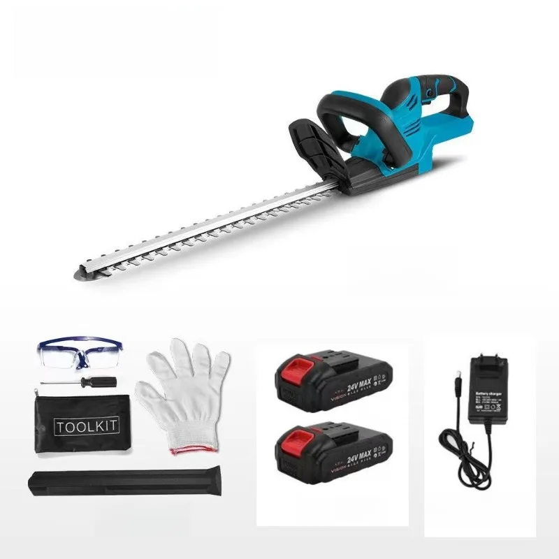 

Беспроводные ножницы для обрезки живой изгороди на литиевой батарее, электрические садовые ножницы для растений, кусторез для живой изгороди