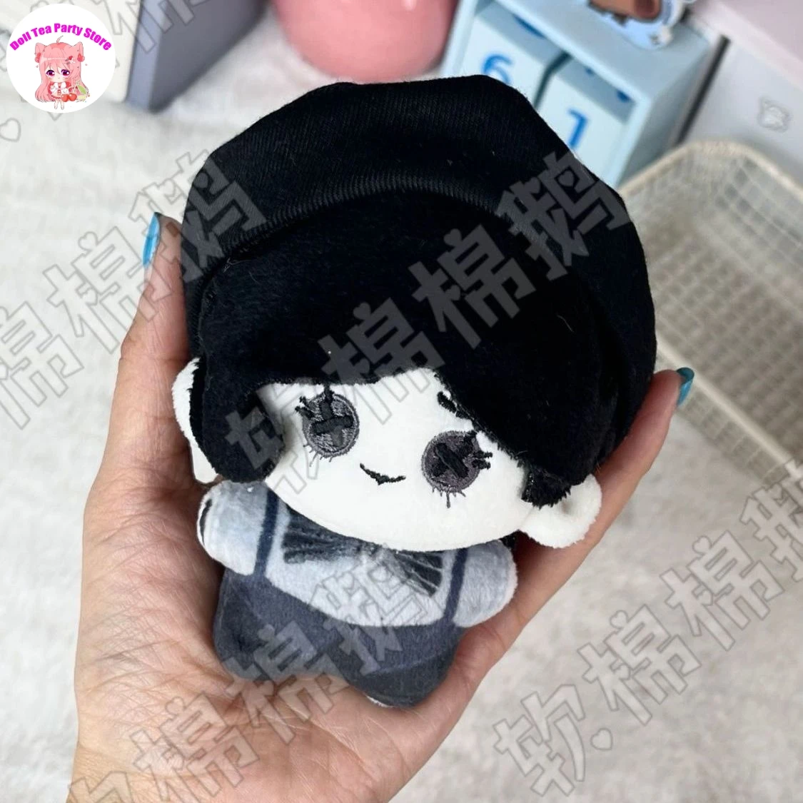 10cm Cleo Decroux Q Version Printed Cotton Doll Anime Identity Ⅴ Mime Artist‌ Pendant Gift Game Plush Nunu Body Toys Plushie