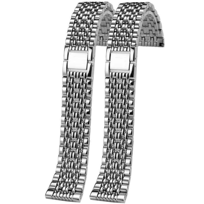 สำหรับ movanto Museum สายนาฬิกาสแตนเลสสตีล0607473สีเงินคลาสสิก, สายนาฬิกาสายข้อมือโลหะสายนาฬิกาข้อมือ21มม. สำหรับผู้ชาย