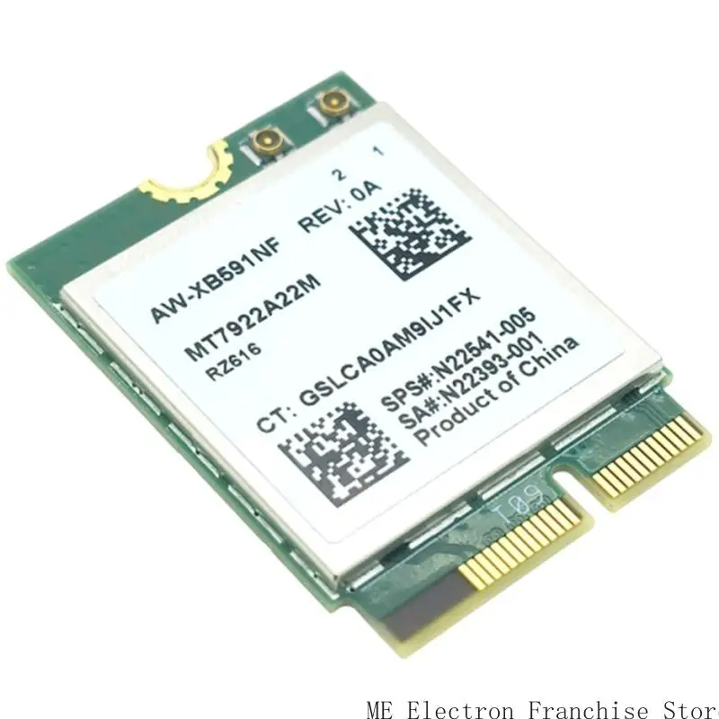 T5EA XB591NF MT7922 Тройная полоса 2.4G 6G WiFi 6E Беспроводная сетевая карта 2400 Мбит / с.