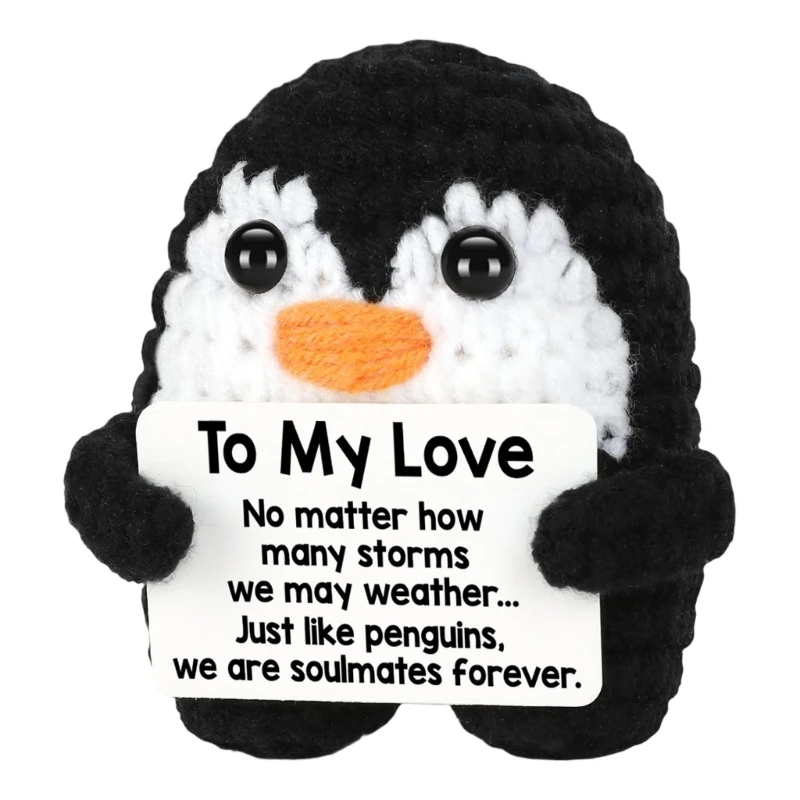 

HeartwarminAdorable Crochet Doll Small Car Ornament for Family