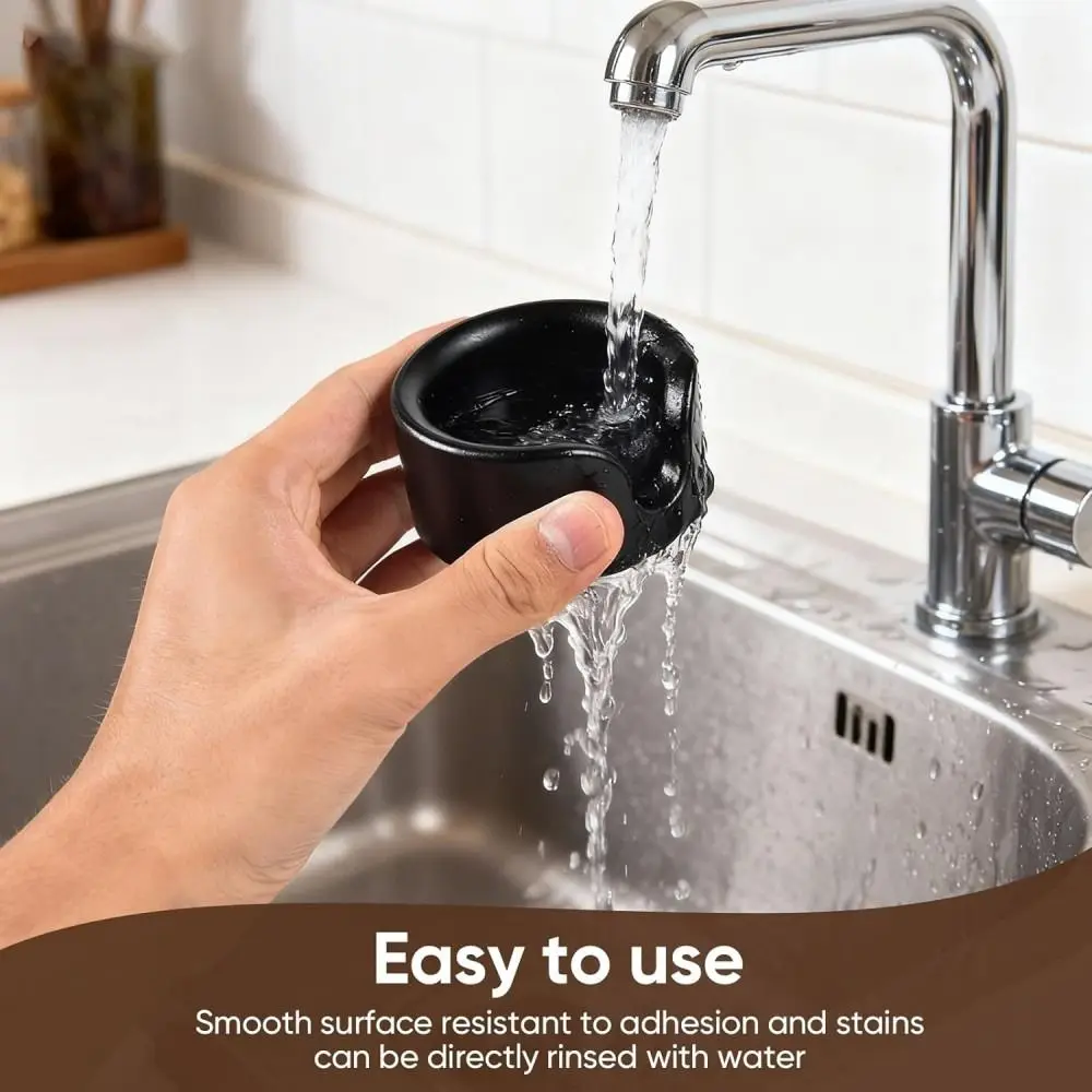Anti-Slip Coffee Tamper Holder Enhanced Tamping Stability Heat-Resistant Espresso Tamping Station Silicone Tamper Mat