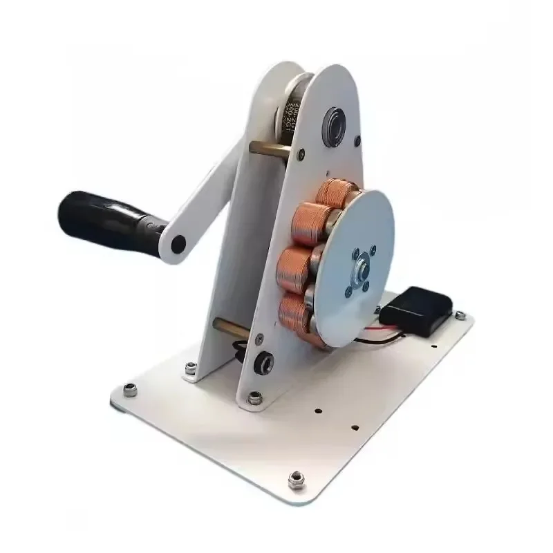 

12 В микро постоянный магнит небольшой генератор ручной генератор аварийная зарядка через USB