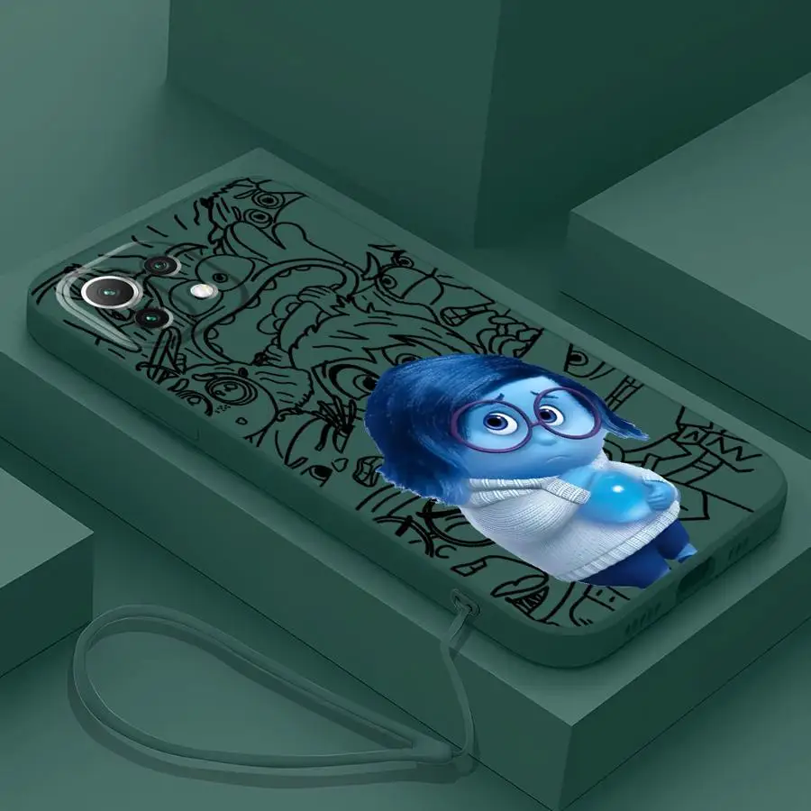 حافظة هاتف لهاتف Xiaomi Mi 13 11 12 Lite 10T 11T 12T Pro غطاء ناعم من Disney Inside Out