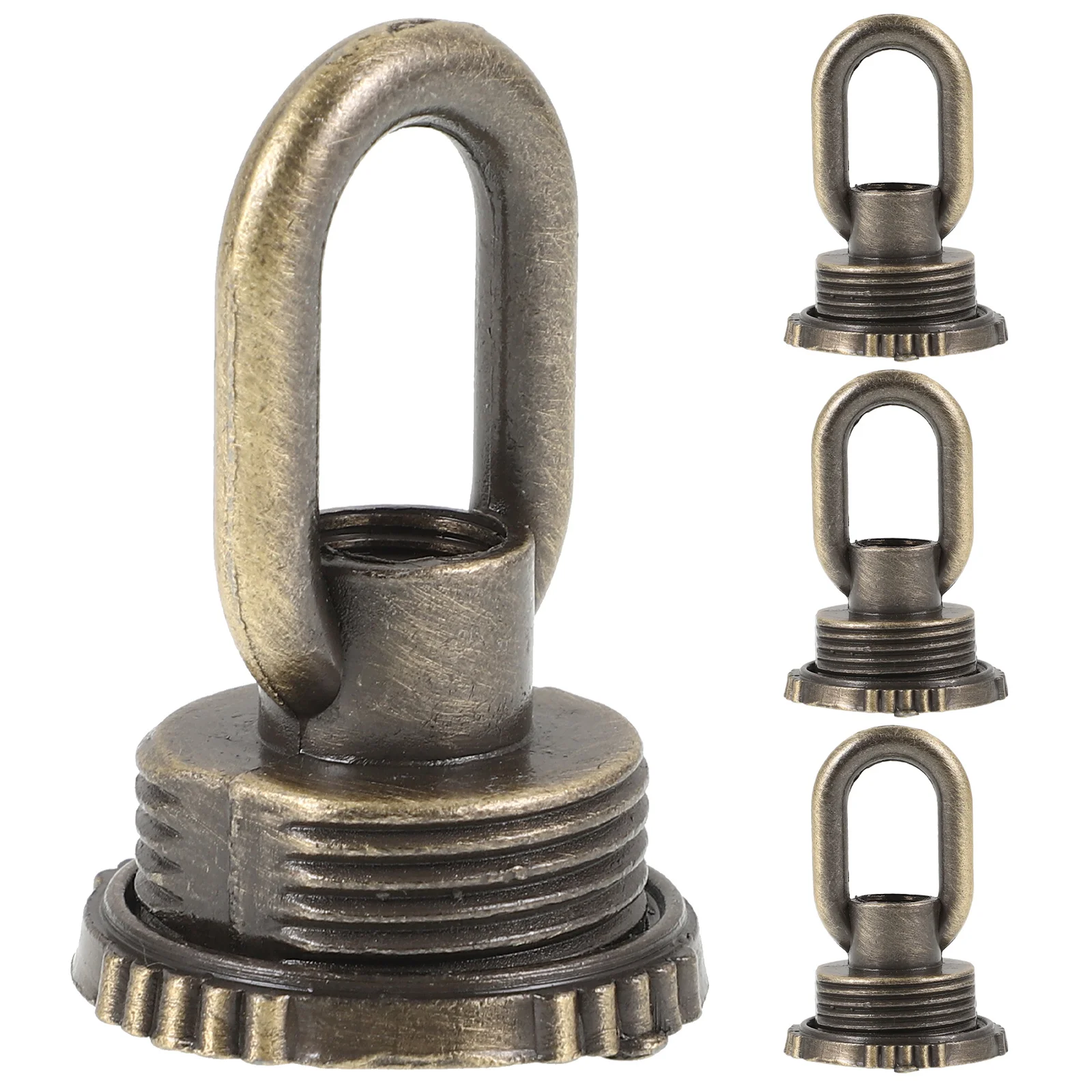 

4Pcs Hook Rings Zinc Alloy Ceiling Loop Heavy Duty Fastener Hanging Lamp Pendant Light Eye Nut Replacement Parts
