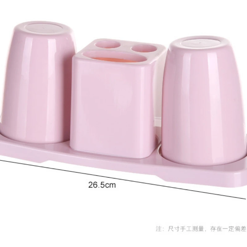 Creative Nordic Toothpaste Toothbrush Holder Couple Brushing Cup Bathroom Toiletry Set Storage Box Toothbrush Holder