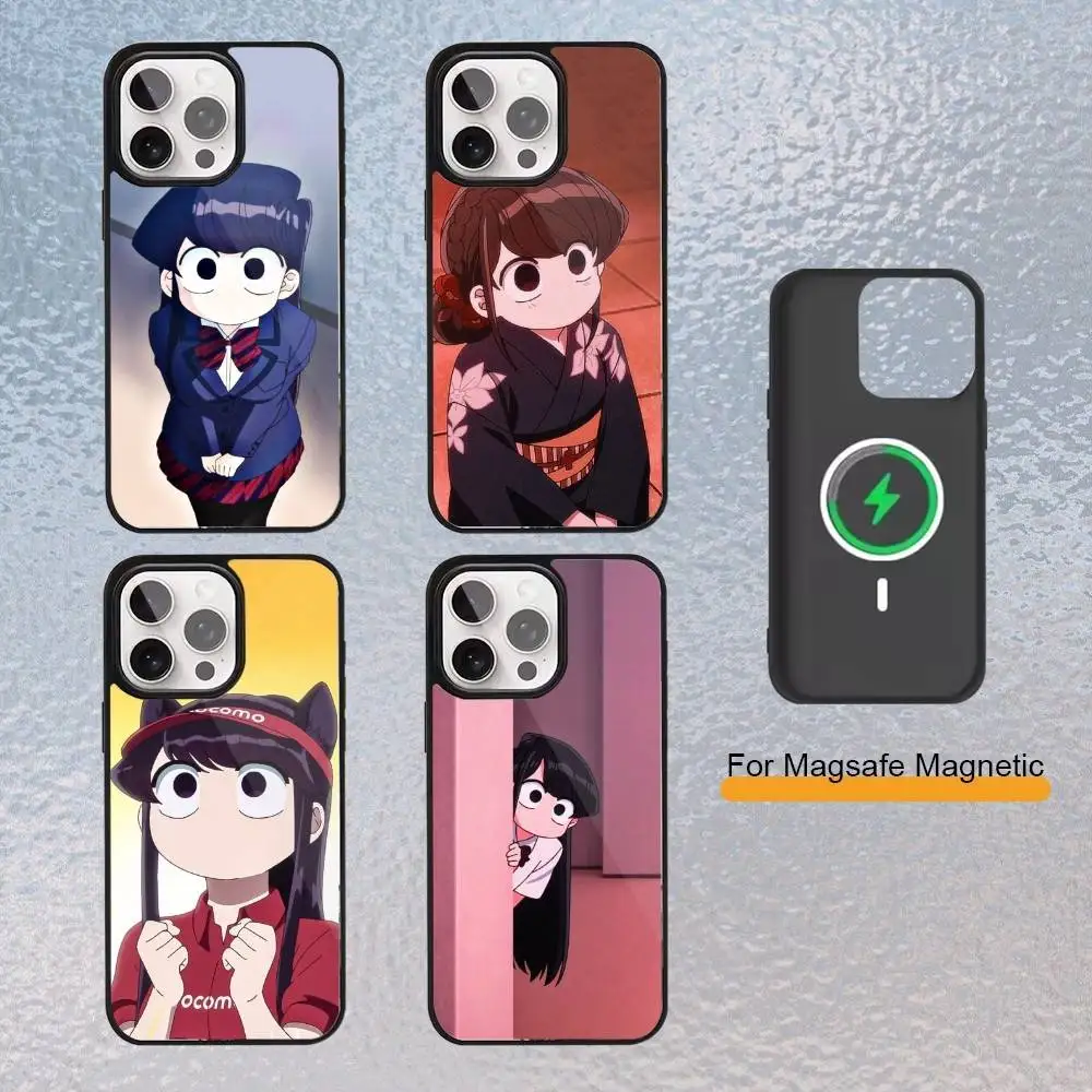 

k-Komi Shouko Phone Case For iPhone Magsafe Magnetic 17,16,15,14,13,12,11 Wireless Charging cover
