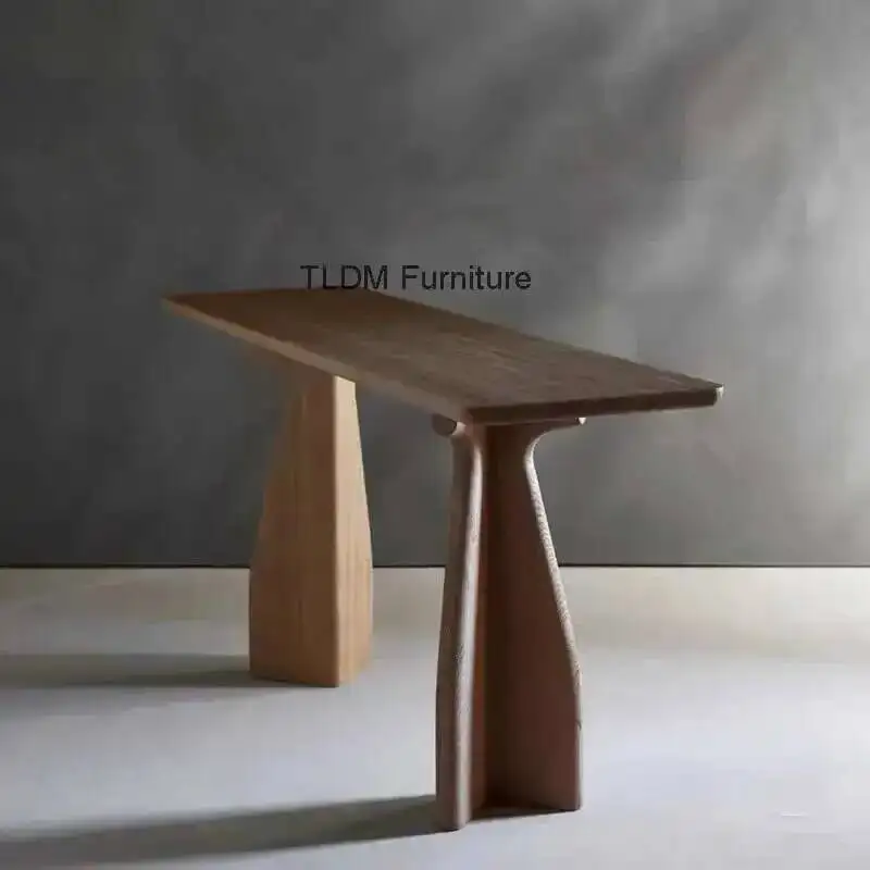 Konsolentische aus Holz, moderne Ecktische, Flurtisch, einzigartiger Eingangsbereich, luxuriöser Salon, Glamour-Konsolentisch, Ingresso-Wohnzimmermöbel