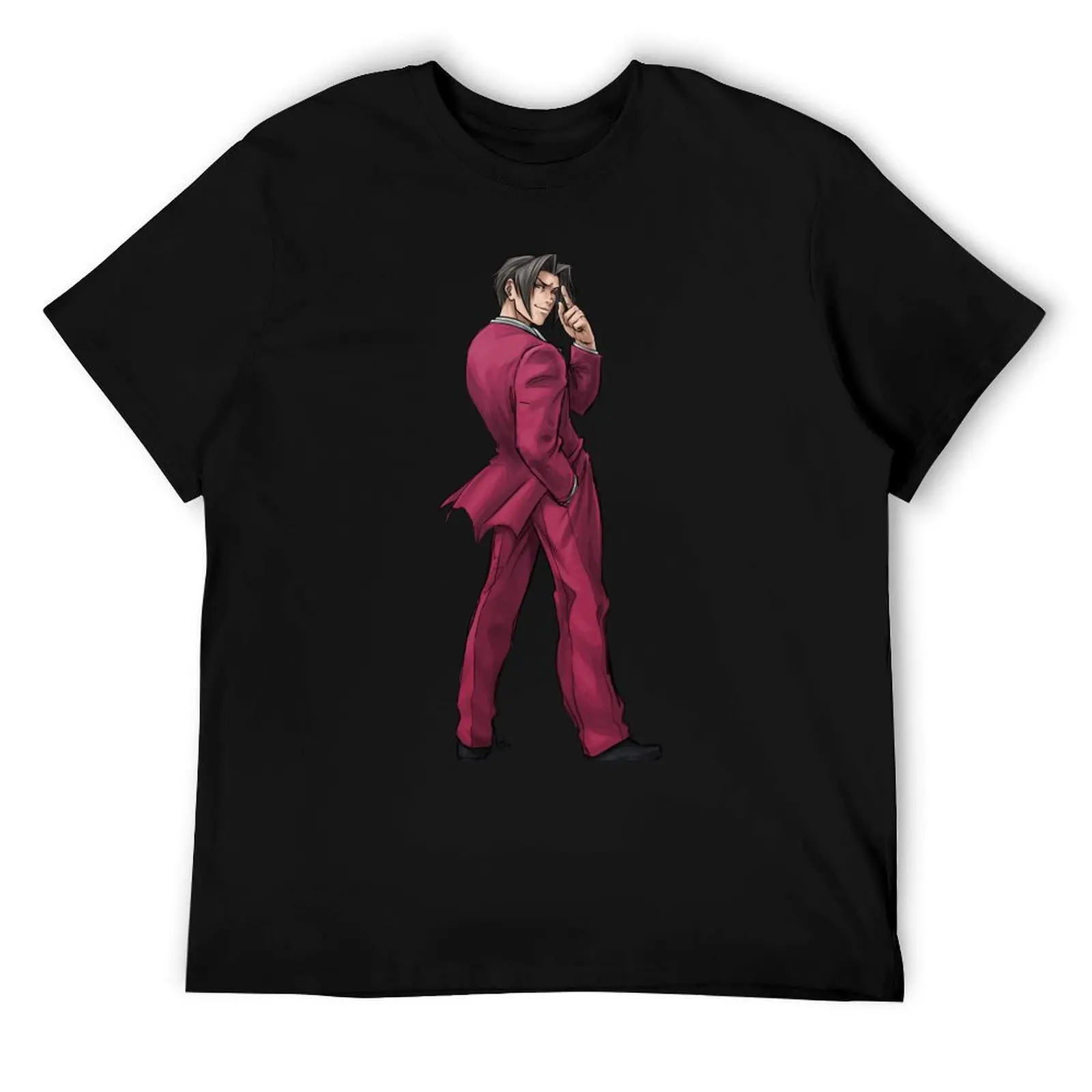 

Miles Edgeworth Investigations T-Shirt man t shirt graphic t shirt custom print t shirts for man graphic funny T-Shirt