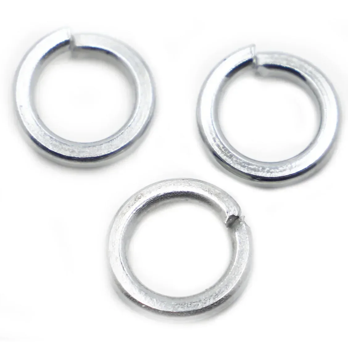 10/50/100pcs M2 M2.5 M3 M4 M5 M6 M8 M10 M12 M16 M20 M22 M24 Zinc plated Steel Spring Split Lock Washer Elastic Gasket GB93