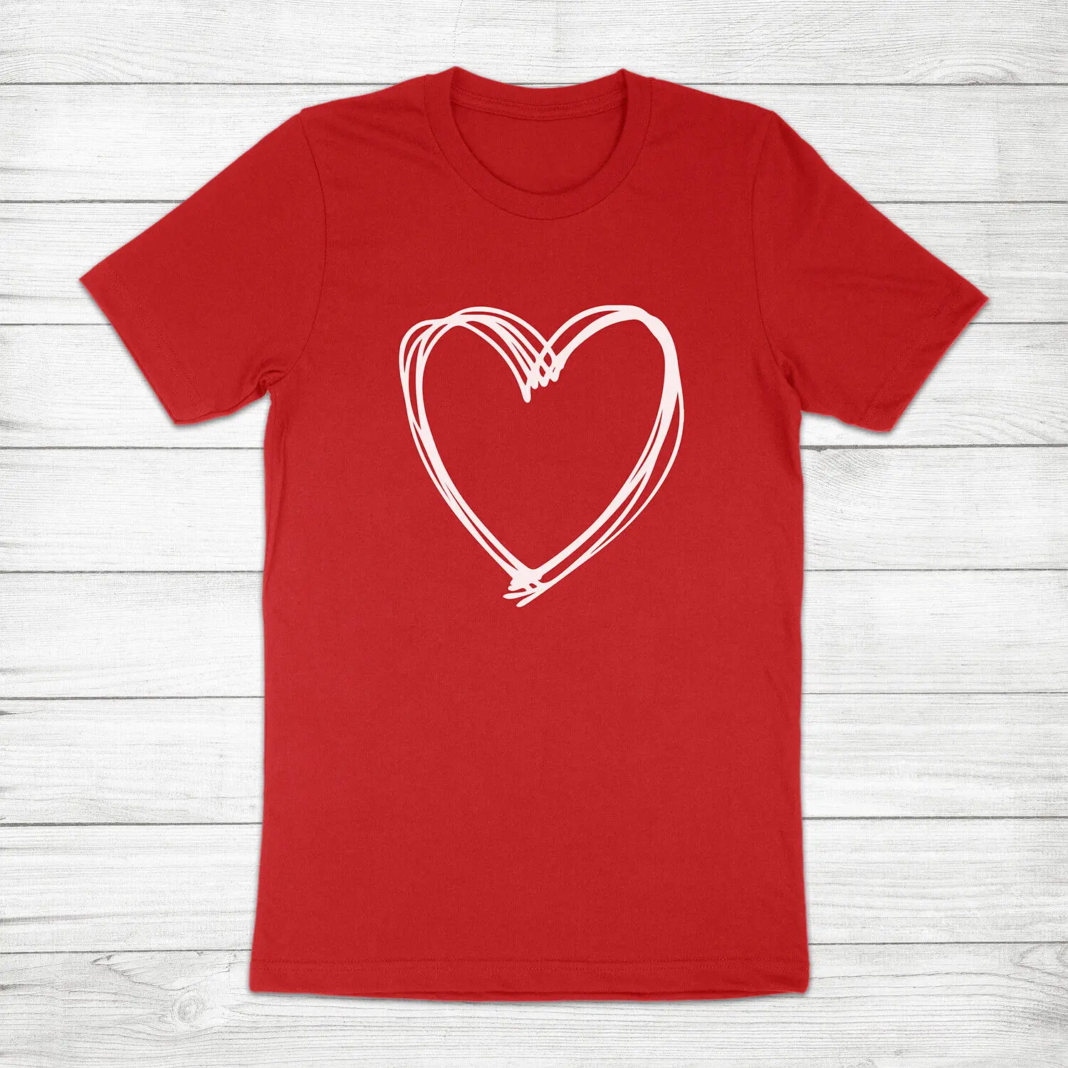 Vntine's Day Heart Love Teacher Vntines Girlfriend Gift Unisex Tee T-Shirt