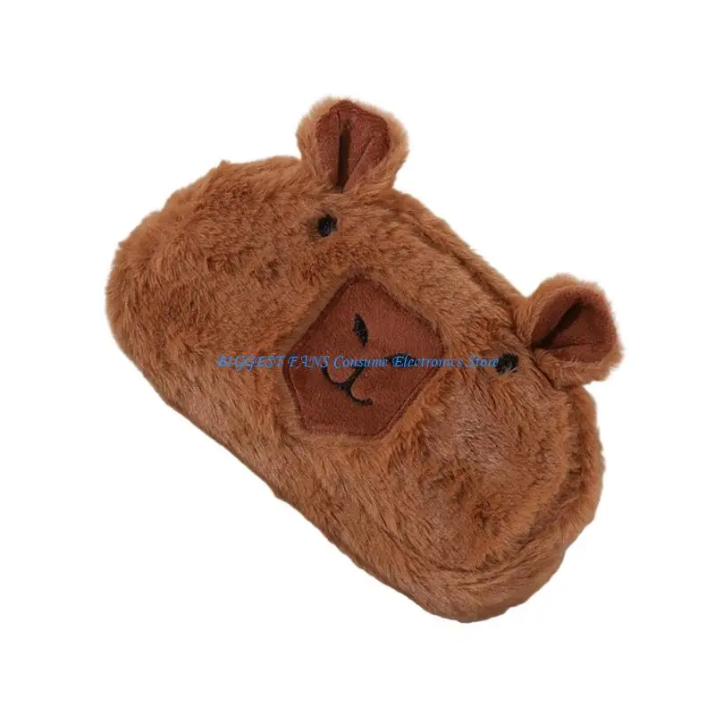 Plsuh Capybara Pencil Case Big Capacity Light Weight Pen