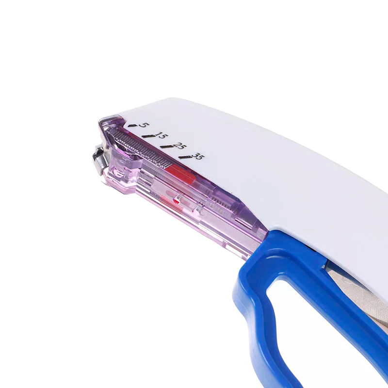 1pc Disposable Small Sterile Skin Stapler 35 Wide Preloaded Staples Vet And Medical First Aid Use Skin Suture Anastomosis