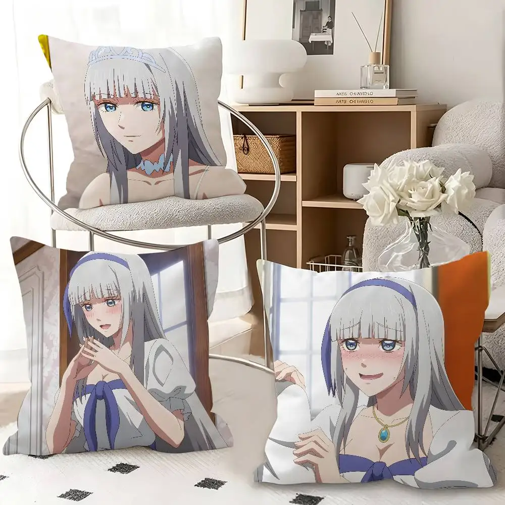 1pc Mylene Rapha Holfort Anime Characters Pillow Case Fashion Square Pillowcase Bedroom Sofa Room Ins Decoration Leisure