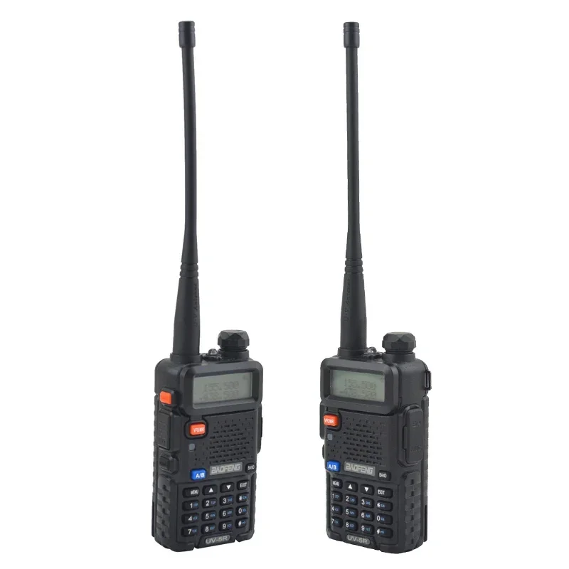 Baofeng Walkie Talkie UV-5R Dualband Two Way Radio VHF/UHF 136-174MHz & 400-520MHz FM Portable Transceiver with Earpiece