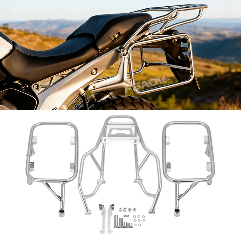

2025 New Stainless Steel Panniers Rack System Side Box Luggage Rack Bracket Fit For BMW R1300GS R1300 GS R 1300 GS 2023 2024