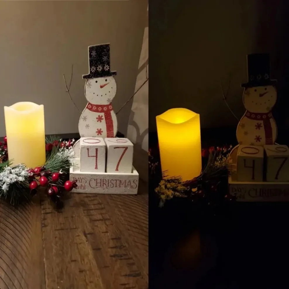 Lámpara de vela eléctrica LED sin llama oscilante, velas alimentadas por batería para fiesta de cumpleaños, suministros de decoración de boda