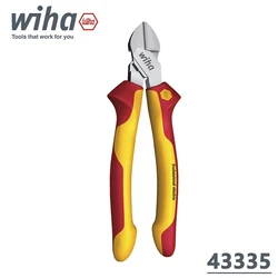 WIHA 43335 1000V VDE Insulated Diagonal Plier Diagonal Cutters 160mm with DynamicJoint® Electrician Repair Tools Side Cutters