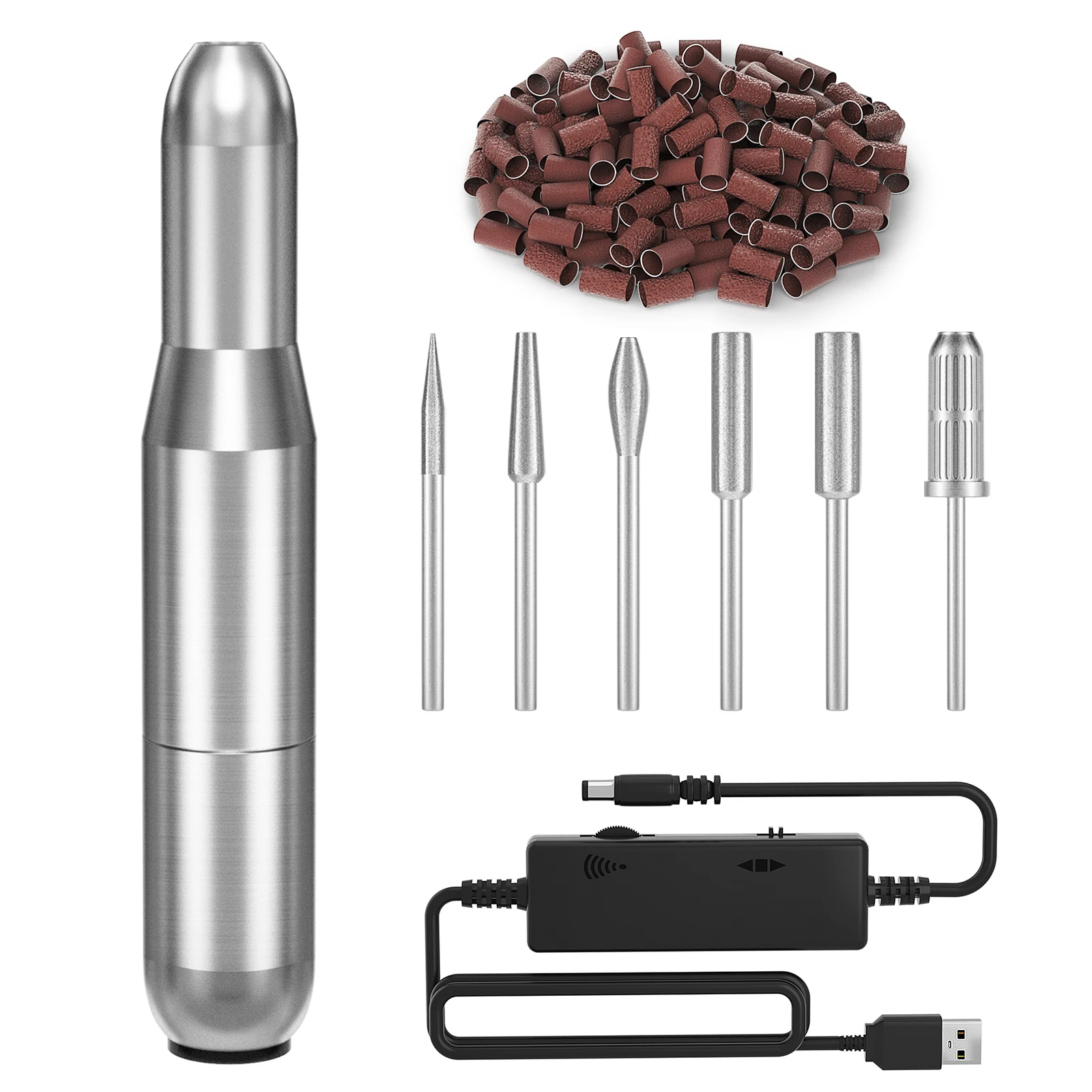 Professional Strong Electric Nail Polish Drill Machine Set Grinding Equipment Mill For Manicure Pedicure Nail Polishing Tools