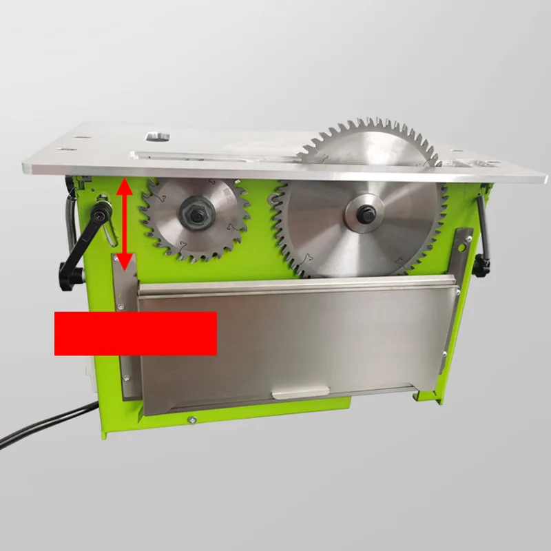 Electric Dust-Free Composite Wood Table Saw Multifunctional Woodworking Sliding Table Saw Integrated Precision Cut Saw