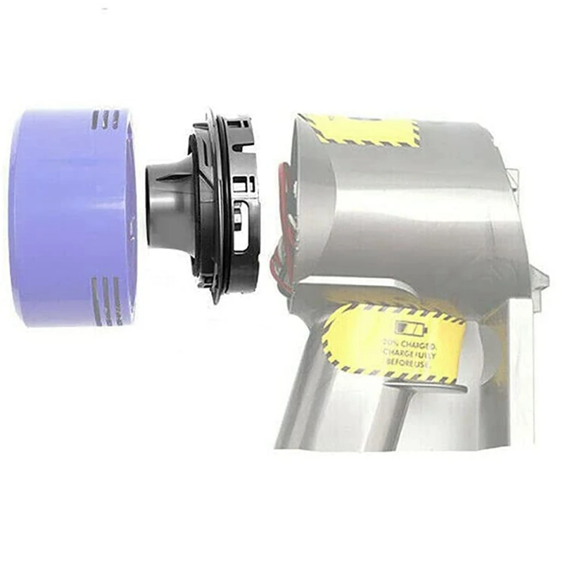 Conector de cubierta trasera de Motor duradero, piezas de repuesto para aspiradora Dyson V7 V8, 2 uds.