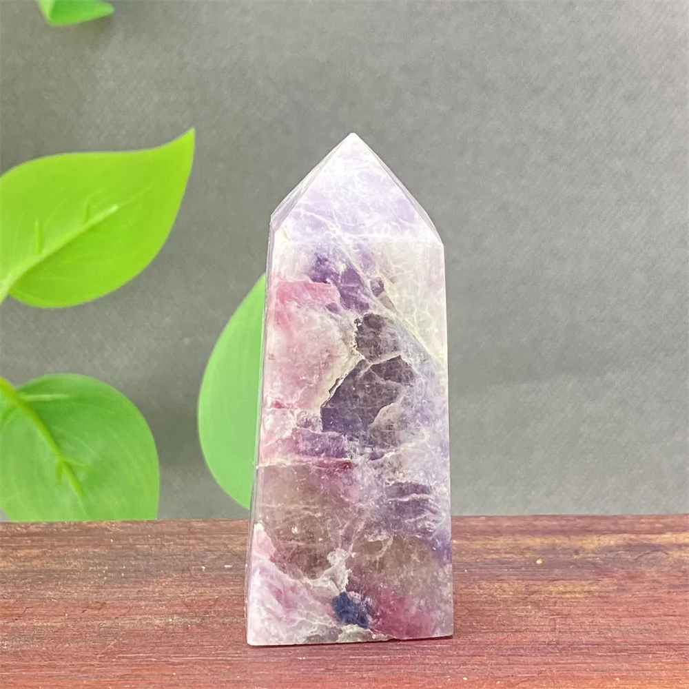 Natural Unicorn Stone Tower Crystal Wand - Spiritual Healing Meditation Crystal for Table Decoration Unique Holiday Gift