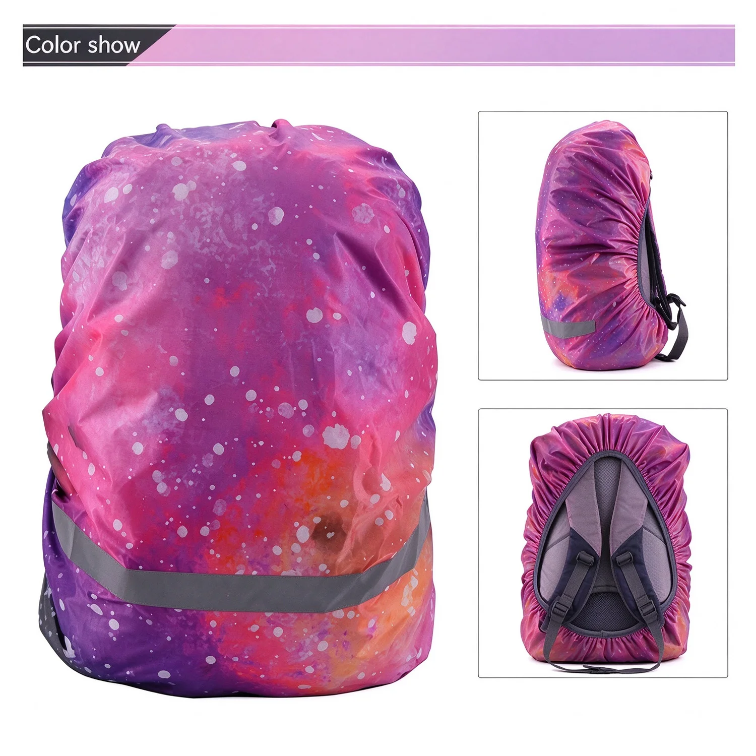 15L-50L Reflective Backpack Waterproof Cover Sports Bag Rain Covers Bicycle Backpack Case Trekking Backpacks Raincoat for Osprey image 2