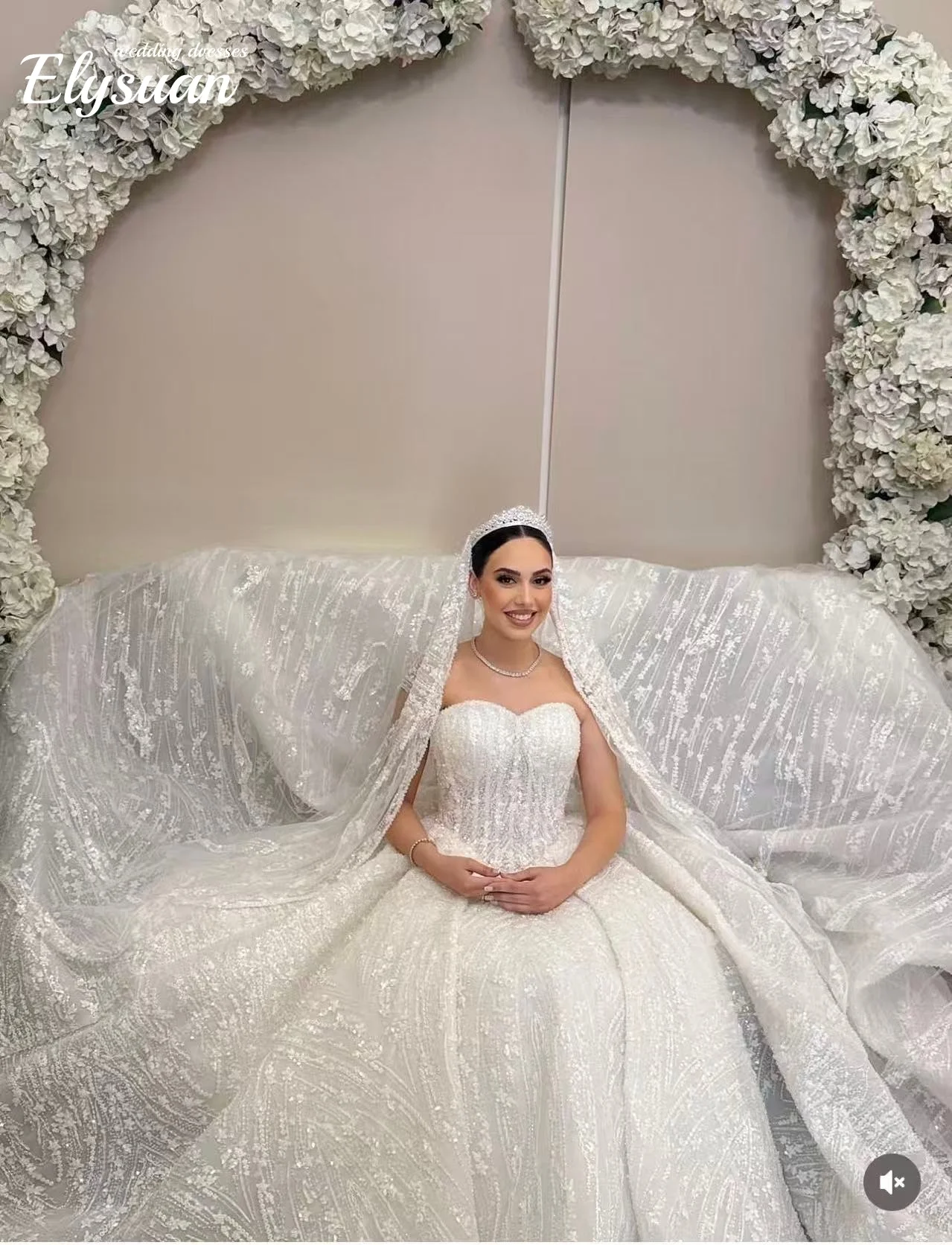 

Свадебное платье без бретелек с блестящими бусинами и блестками, роскошное свадебное платье больших размеров с корсетом на спине, Vestidos De Novia