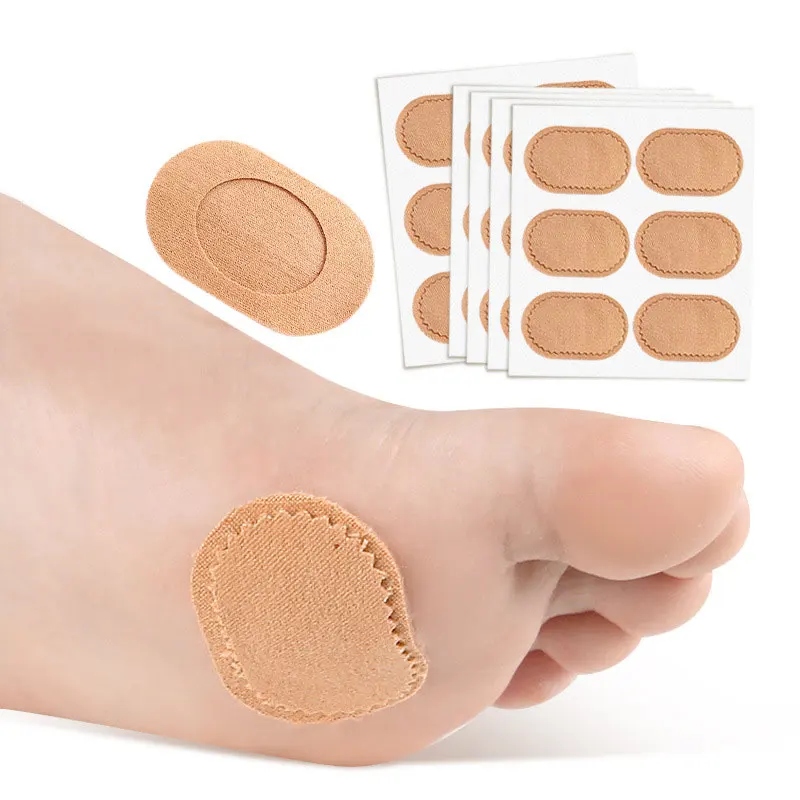 Forefoot Cushion Pads - Wear With Shoes - All Weather Self-Adhesive Patches,Prevents Blisters & Heel Rubbing For Men And Women