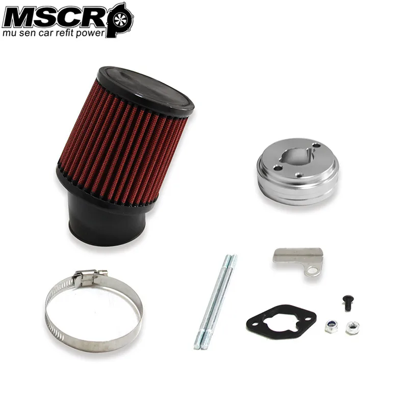 High Performance Air Filter Intake Kit for Go-Karts & Mini Bikes 6.5 HP Honda Clone GX160 GX200 Go Kart Predator 212cc Engine