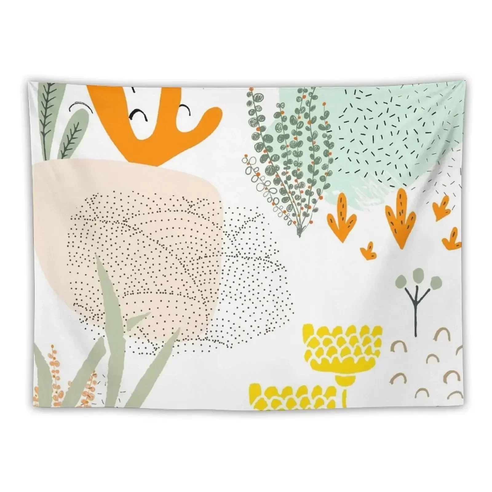 

Meadow muse - warm Tapestry Room Design Home Decor Aesthetic Tapestry
