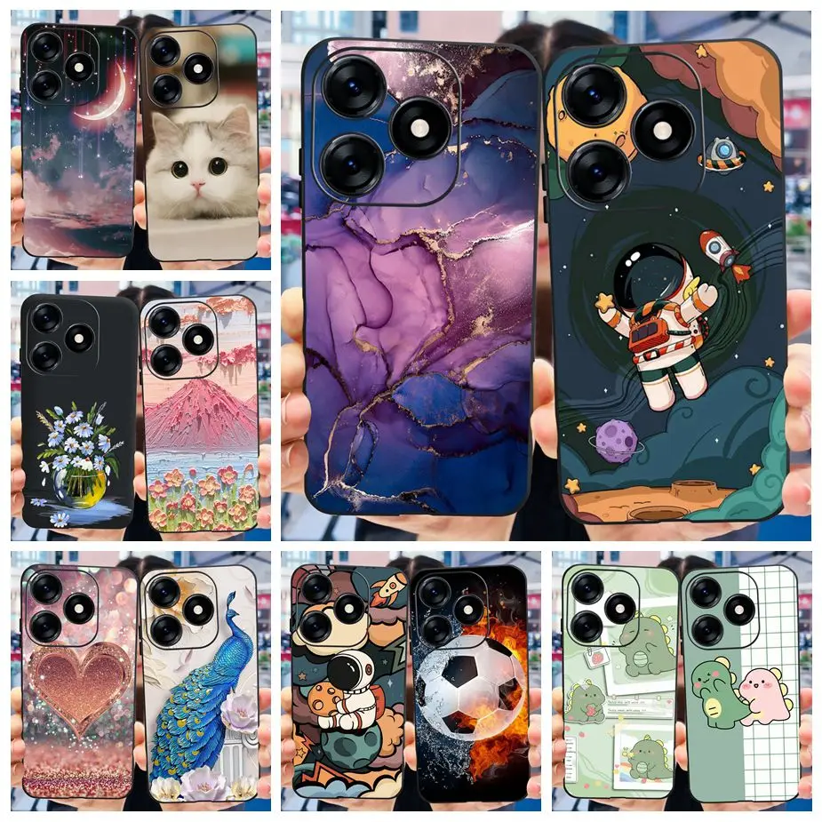 For Tecno Spark 10 Pro Case KI7 Cute Painted Cover Shockproof Phone Cases For Tecno Spark 10C Spark10 Pro Back Cover Soft Fundas