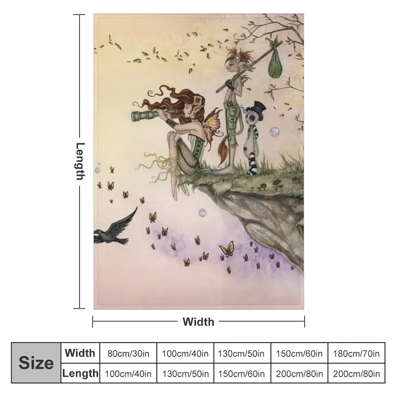 Where The Wind Takes You Throw Blanket christmas gifts Hair valentine gift ideas Baby Blankets