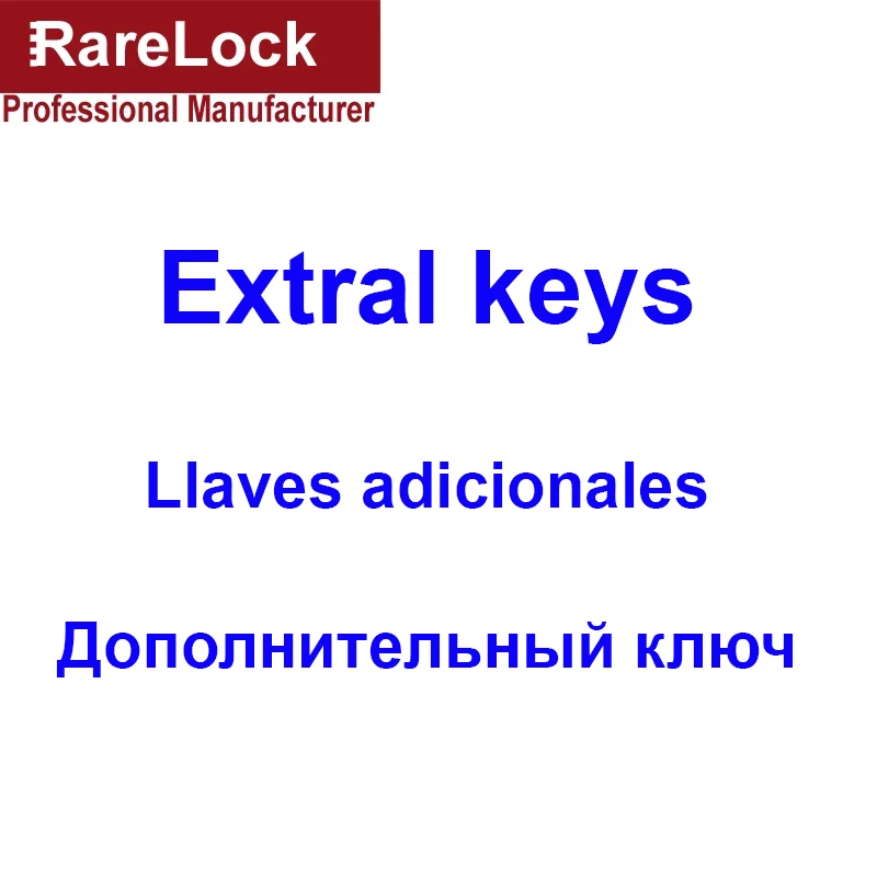 Extra Keys for buyer purchase and copy keys