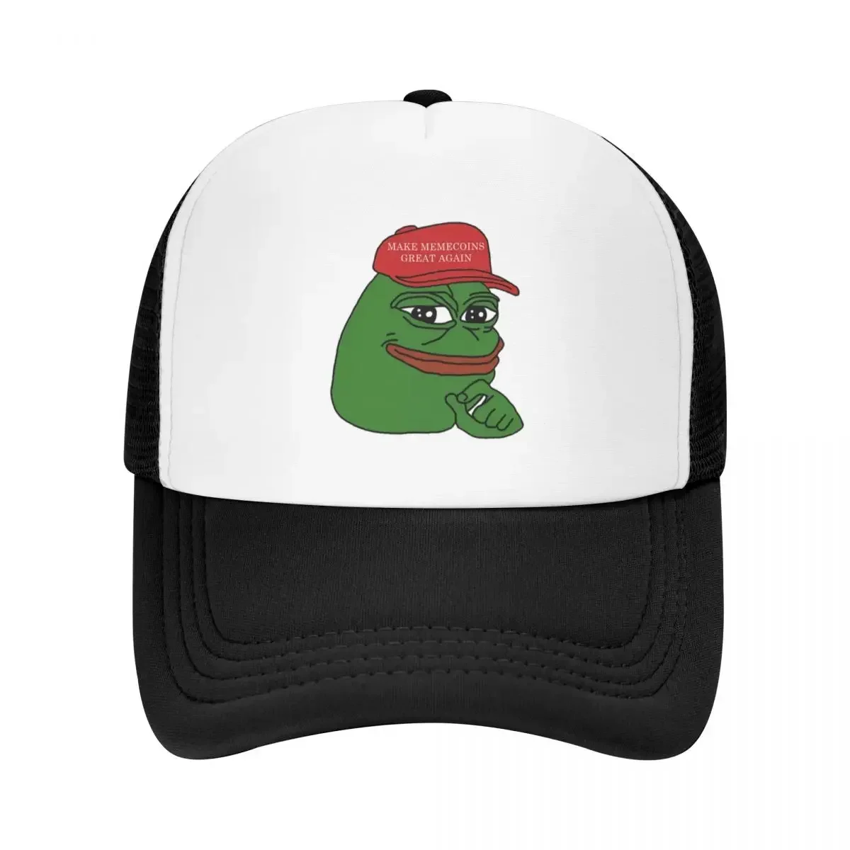 Pepe Crypto Coins Make Memecoins Great Again Baseball Cap birthday black Women's Beach Outlet Men's