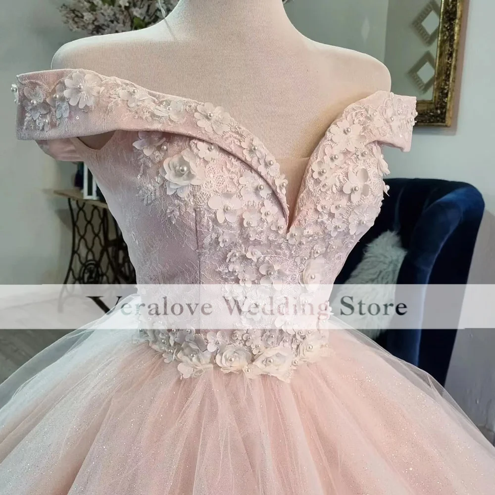 Princesa vestido de noiva para 15 anos fora do ombro vestidos quinceanera 2022 apliques mis marmelo xv