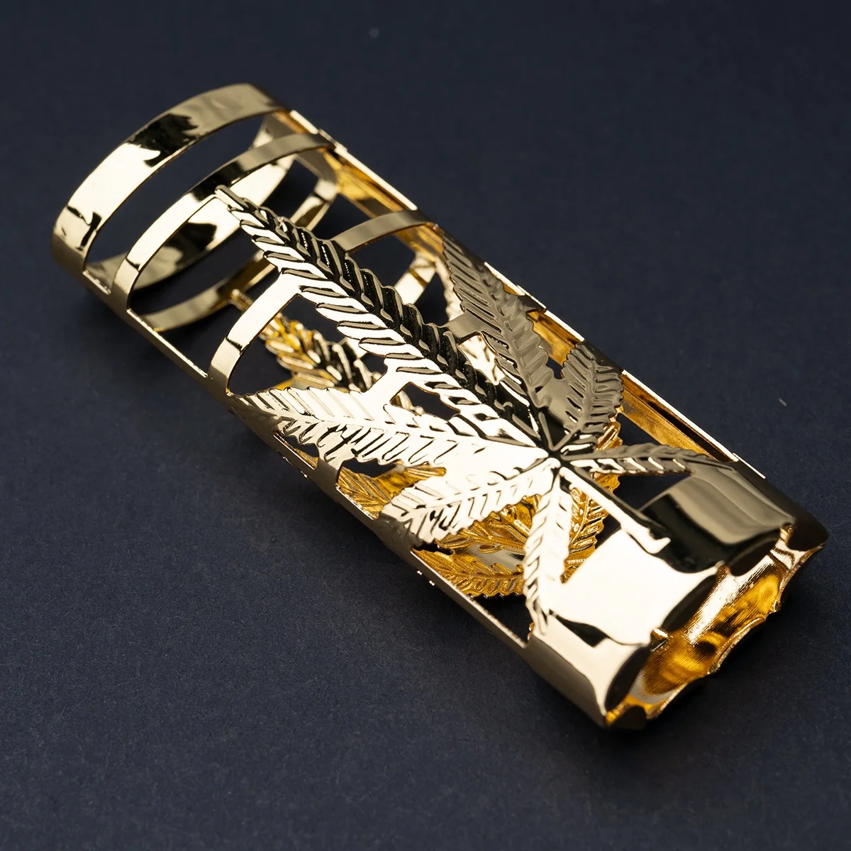 The psychedelic style marijuana burner case is compatible with BIC J6 model