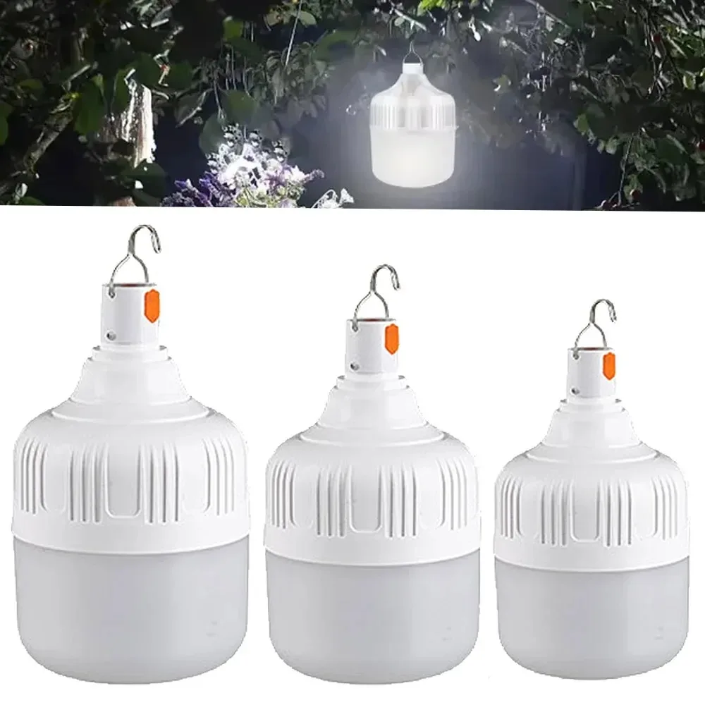 قابلة للشحن USB LED التخييم ضوء مخيم قابلة للشحن مصابيح LED للطوارئ مقاوم للماء لمبات موفرة للطاقة معلقة خيمة خفيفة للعمل #1