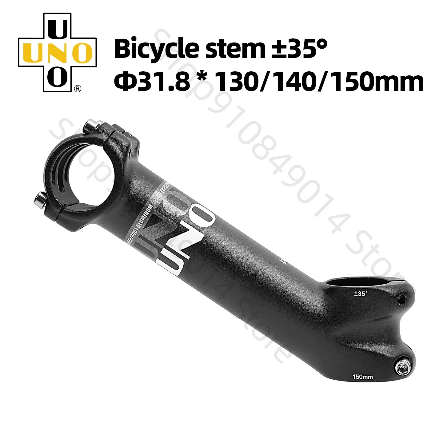 Kalloy UNO Vorbau 35 Lang Fahrradlenkervorbau 130/140/150mm Fahrradlenker Power 31.8mm Lenkerverlängerung 2026 – Detail 12