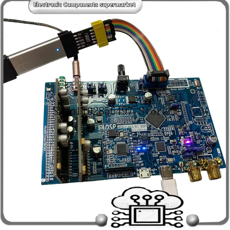 

ADAU1463 Development Board ADAU1467 Compatible with CT7601USB Interface SAM5504 Effect Module