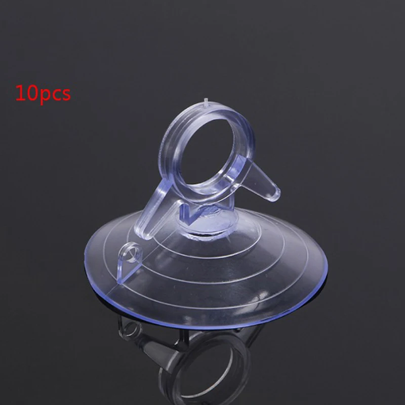 C 10PCS new 4.5CM Rubber Clear Sucker PVC Suction Cup Hook Car Sunshade Suction Cup