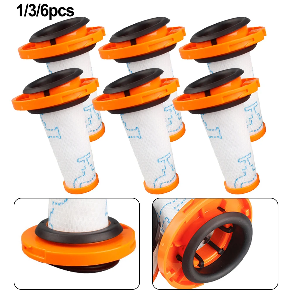 1/3/6pcs Filters For X-Force For Flex 9.60 Cordless Vacuum Cleaner Washable Reusable Washing Head Floor Mop Accessories