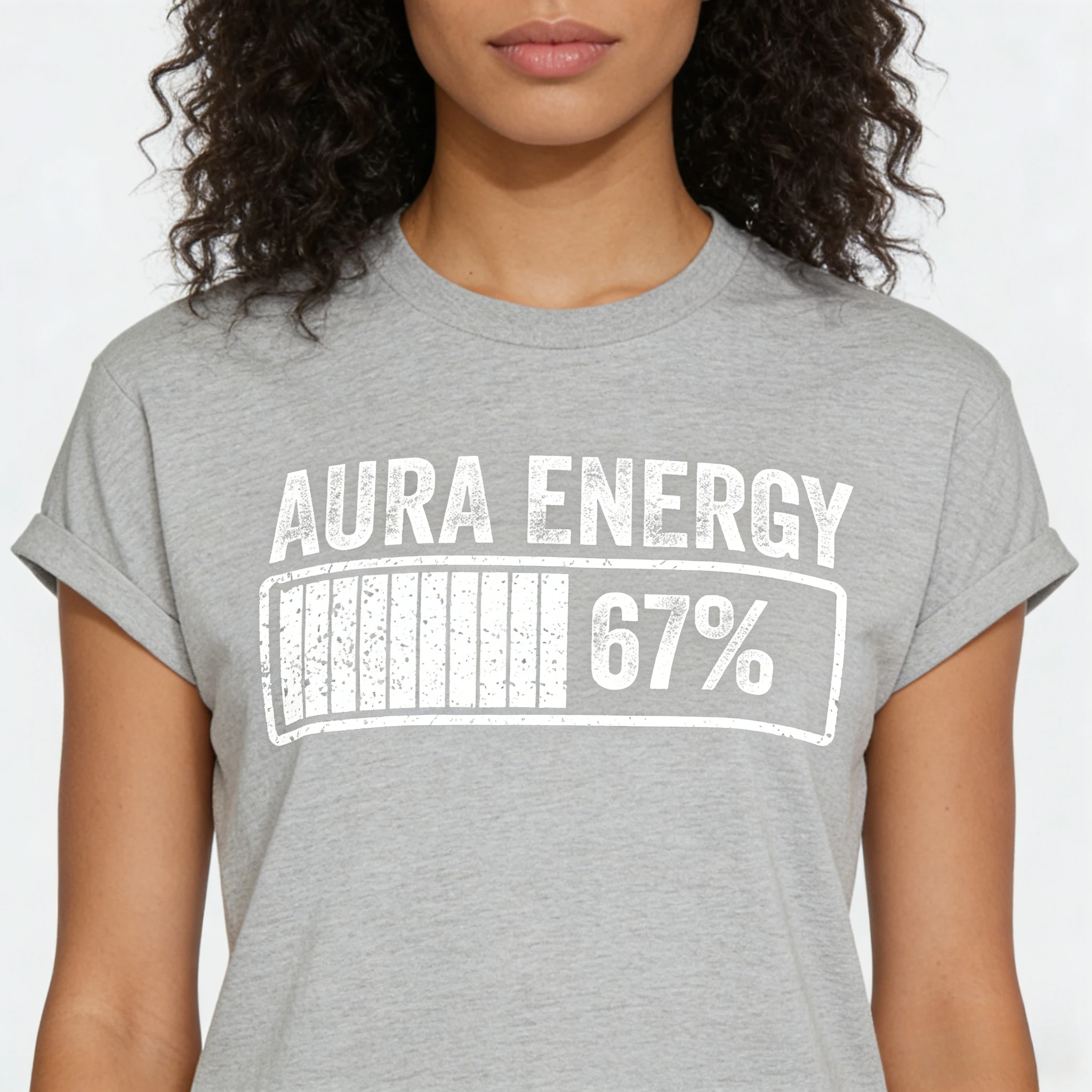 

Футболка Aura Energy At 67 Funny Six Seven Meme Gen Alpha Slang для мужчин и женщин, хлопковые футболки, топы с короткими рукавами