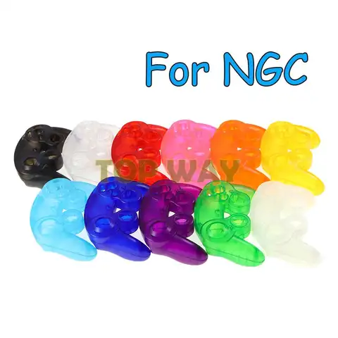 1 ensemble d'accessoires de protection pour manette Nintendo NGC Gamecube, coque transparente pour manette