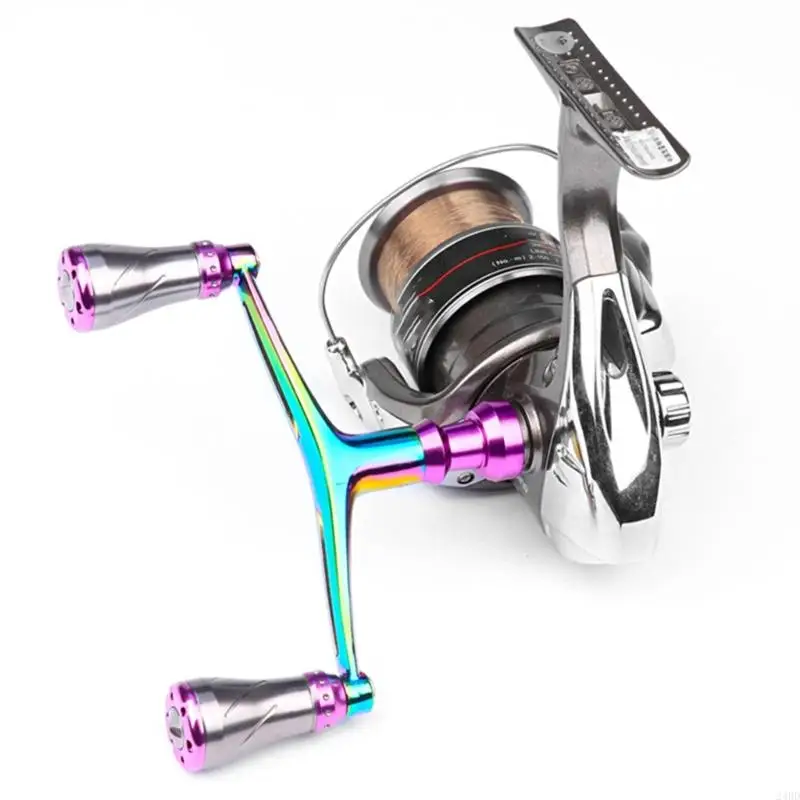 

Aluminum Double Rocker Arm Grip Fishing Accessory Fishing Reel Handle Modified Trolling Reel Handle for S Reel 24BD