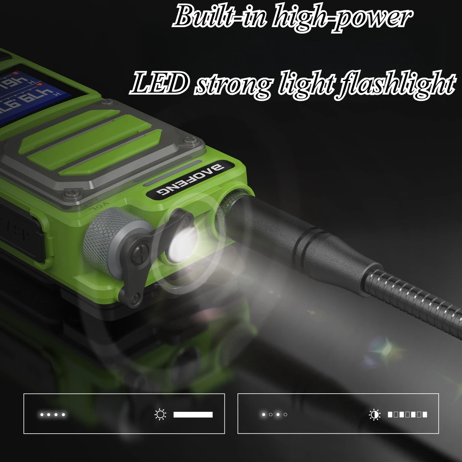 Baofeng UV-25M Walkie Talkie High Power 10W/15W Dual Band VHF UHF Long Range 50KM Type-C Fast Charge Professional Handheld Parts